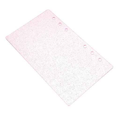 Image of Sewroro Glittery Acrylic Binder Cover with Loose Leaf Planner Shell for Budgeting Journaling Scrapbooking and Office Use Stylish Protective Notebook Accessory