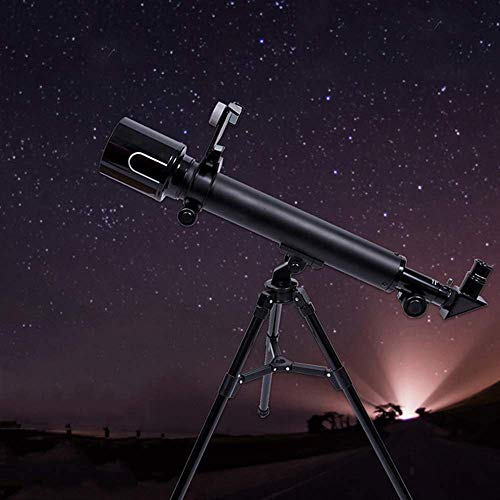 Telescopio astronómico refractor 50mm 600mm con trípode miniatura 2