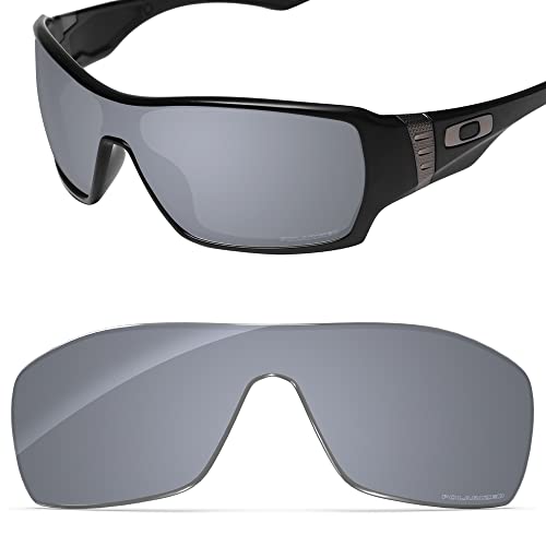 Image of Performance Replacement Lenses Compatible with Oakley Offshoot OO9190 Polycarbonate Polarized Etched-Silver Metallic