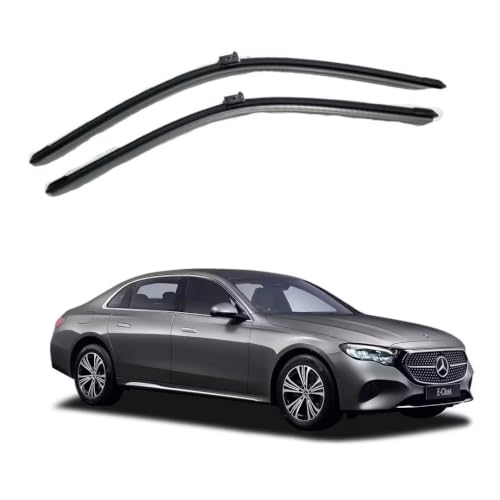 Image of Oshotto Frameless (O.E.M Type) Wiper Blades Compatible with Mercedes Benz E 200 2024 Onwards (22 inch / 22 inch)