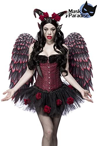Rose Devil kit complet M pour costume bicolore sans couture fragile