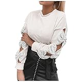 Pullover Damen Sexy Beste Freunde Pullover Kapuzenpullover Herbst Winter Hoodie Sweatshirt Langarm für Frauen Mit Motiv Higlles Damen Freizeit Rundhals Pailletten Langarm Bluse Tops