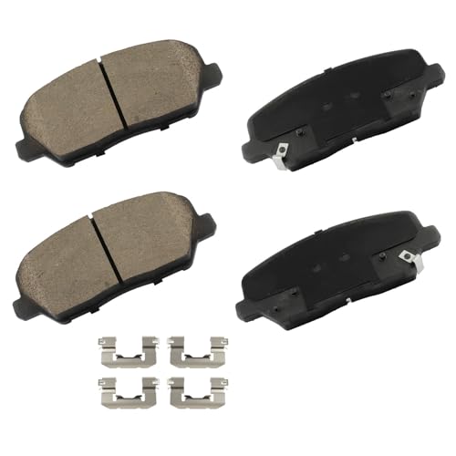 Image of cciyu D1827 Front Ceramic Disc Brake Pads Kit For Hyundai For Veloster 2016-2017,For Kia For Forte5 2017-2018