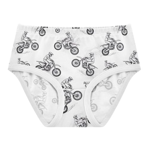 Joisal Animals Toddler Underwear Floral 2t Cotton Girl Panties Cute Cool Motocross Bikers Black Briefs Underpants
