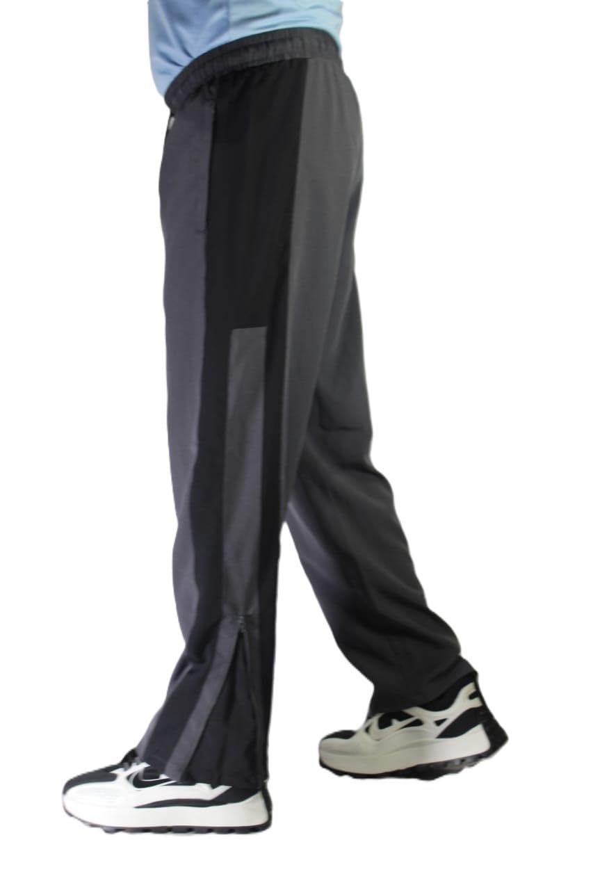 Men’s Premium Dark Grey-Black Track Pants | Lightweight Quick-Dry Sports Lower | Side Zip Joggers with Dual-Tone Design | ... - Review, Price and Buying Guide