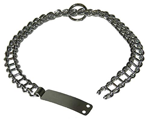 COLLARE IN METALLO PER CANI CON MAGLIE CANE CM 60 GUINZAGLIO COLLO ANIMALI