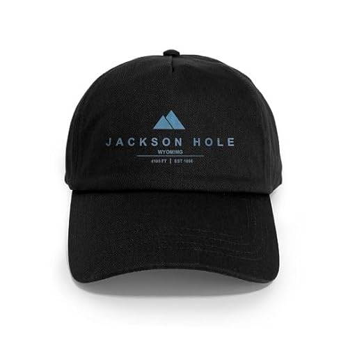 CafePress Jackson Hole Ski Resort Wyoming Unique Adjustable Baseball Hat
