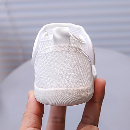 Summer New Hollowed Breathable Mesh Shoes Boys Baotou Anti Kick Sandals Girls Solid Color Beach Toddler Leather Sandals3