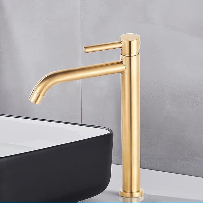 Robinet lavabo noir mélangeur salle de bain grand bassin eau chaud froid