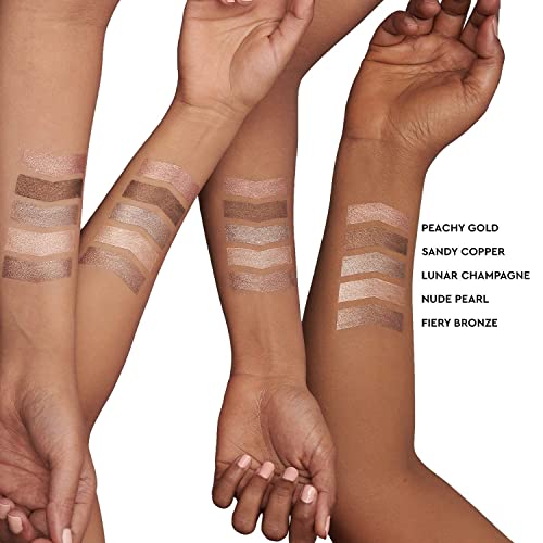 Image of Kiro Longwear Brightening Eyeshadow Stick - Sandy Copper (Brown With Bronze Pearl), 1.4g | Waterproof, High-Pigment, Hydrating | Vegan, Paraben-Free, Cruelty Free | Vitamin C & Mango Seed Oil Infused