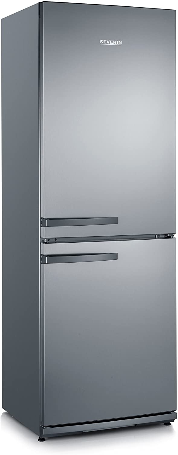 Severin KS 9869 Réfrigérateur/Congélateur/A+++ / 176 cm de hauteur / 142 kWh/an/réfrigérateur 191 L/congélateur 88 L/argent