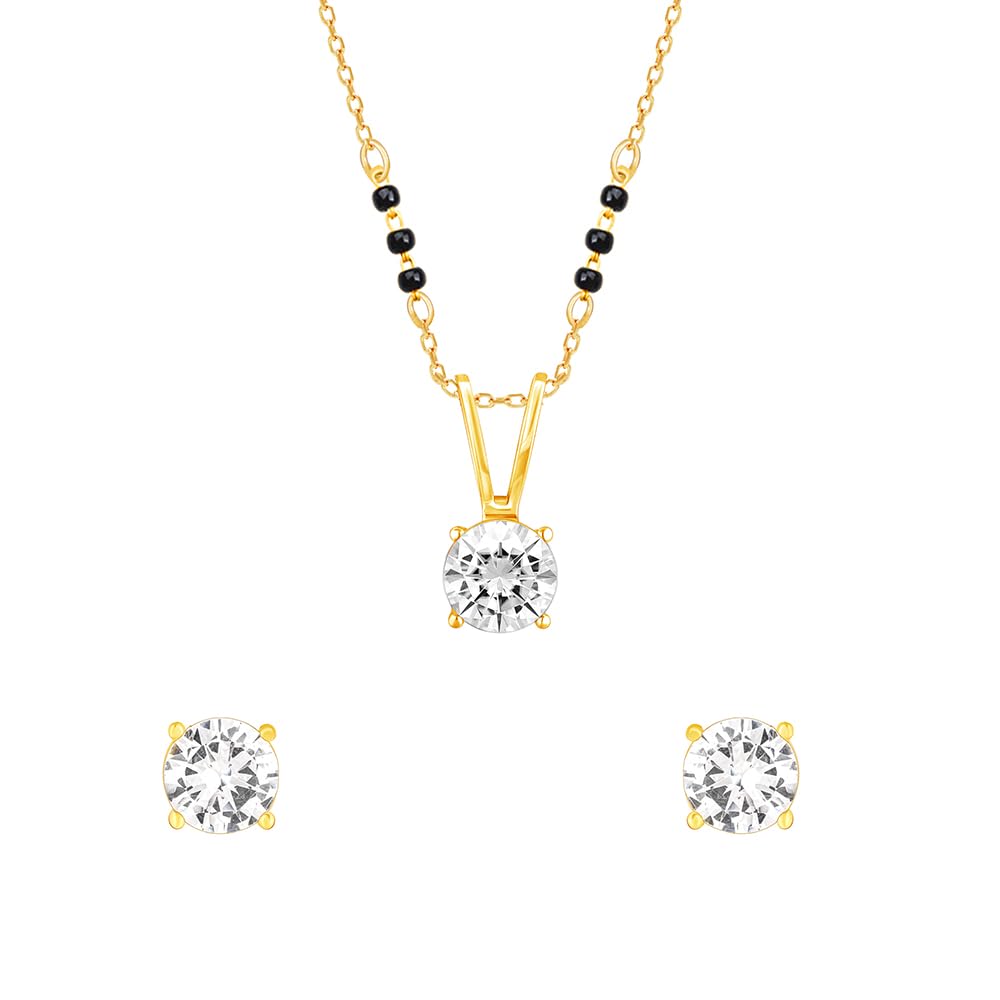 GIVA 925 Silver Golden Forever Moments Mangalsutra Set| Gifts for Women and Girls | With Certificate of Authenticity and 925 Stamp | 6 Months Warranty* (B0CKTJFB2G) Amazon Price History, Amazon Price Tracker