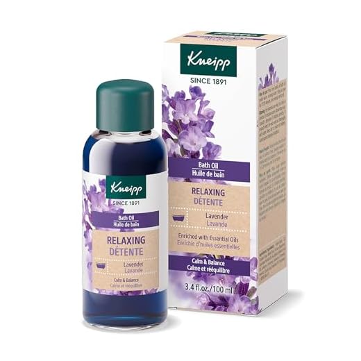 Kneipp Lavender Herbal Bath Oil, Relaxing Soak, 3.38 fl. oz.