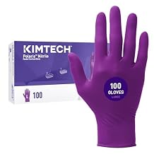 KimtechTM PolarisTM Nitrile Exam Gloves 62773, 5.9 Mil, Ambidextrous, 9.5, L, 100 Nitrile Gloves/Box