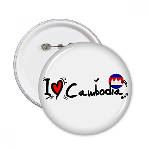 Pins Cambodge grand format pour personnaliser un sac à dos de voyage