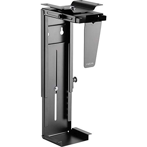 LogiLink EO0005 Einstellbare Untertisch/Wand PC-Halterung 360° drehbar mit variabler Größeneinstellung für PC's bis zu 10kg