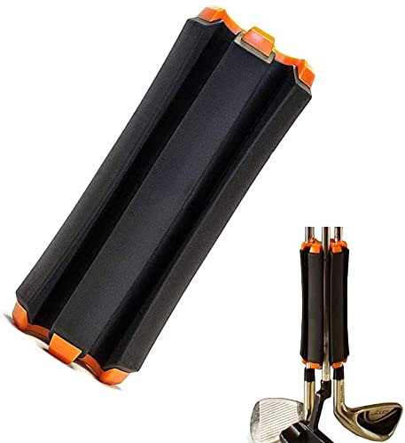 Abbcoert Portable Rod Holder, Silo Golf Club Carrier, Organizer for 6 Clubs