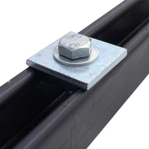 M8 Square Plate Washers - (Box of 100) - 40x40x5mm - BZP