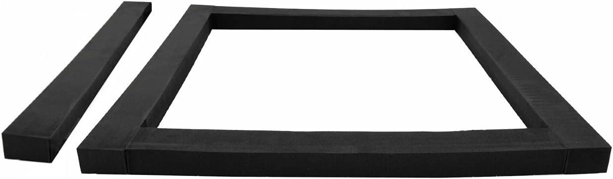 RecPro 14" x 14" Universal RV Roof Air Conditioner Gasket | Closed Cell Foam Seal for AC Install | Adhesive Backing