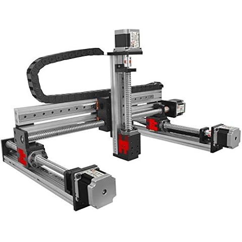 FUYU FSK40 Gantry Linear Guide Stage XYZ Slide Table X=500mm,Y=500mm,Z=100mm Stroke Work Size Linear Stage Module for DIY Cover