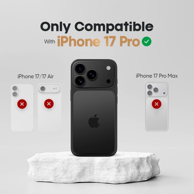 MOTIVE for iPhone 17 Pro Holster Case, Belt Clip Case for iPhone 17 Pro, Shell Holster Combo i Phone 17 Pro, Slim Rugged Drop Shockproof Protective Cover with Kickstand (6.3") | Ranger v1 Series - Image 7