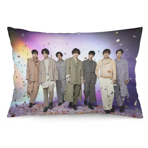 玉森裕太4 枕カバー ロング枕カバー 両面印刷 柔らかく生地 横寝用抱き枕 向き寝 室内装飾 16 "x24 "