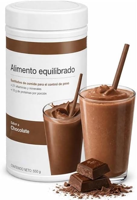 Batido Sustitutivo de Comida Formula 1, Sabor Chocolate cremoso, 550 gr | 18g de Proteínas, 26 Vitaminas y Minerales, Sin Gluten, Apto para Veganos, Control de Peso