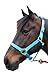 T TEKE Adjustable Horse Halters by Heavy Duty Soft Nylon, Padded with Anti-rubbing Waffle Neoprene on Both Crown & Nose
