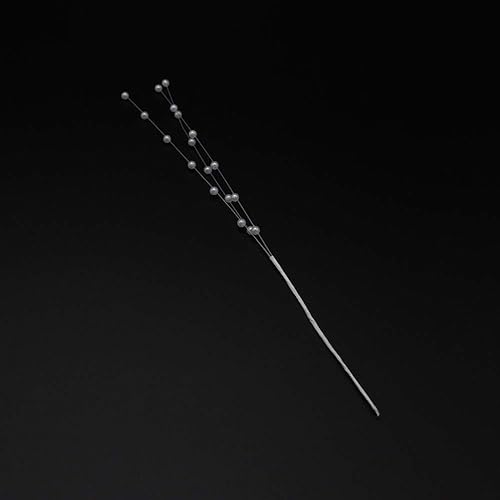 Miniatura 5 de Cadena de perlas artificiales de 0.157 in, hecha a mano, manualidades florales para novia, boda, Navidad, guirnalda de ramos, decoración de fiesta