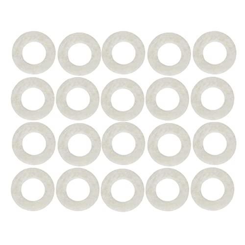 LIFKOME 20pcs Trumpet Key Pads Music Instrument Accessory Felt Pads for Trumpet