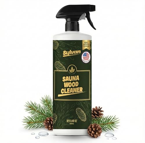 Sauna Wood Cleaner 32 oz | US Made | Sauna Spray | Hemlock Pine Cedar