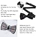 WUXEKZO Mens Boys Fashion Cool Neuron Art Pre-Tied Bow Tie, Adjustable Neck Band Creative Bow Ties for Party, Banquet, Graduation