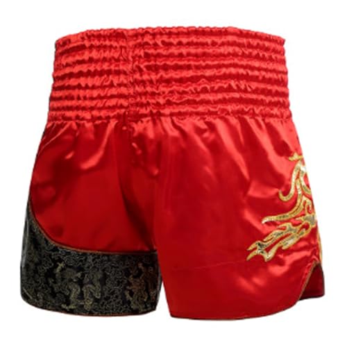 ARIASS Pantalones cortos de Muay Thai, pantalones cortos de MMA para entrenamiento y kickboxing, pantalones cortos de entrenamiento de lucha de boxeo, pantalones cortos de gimnasio para hombres, mujer - imagen 3