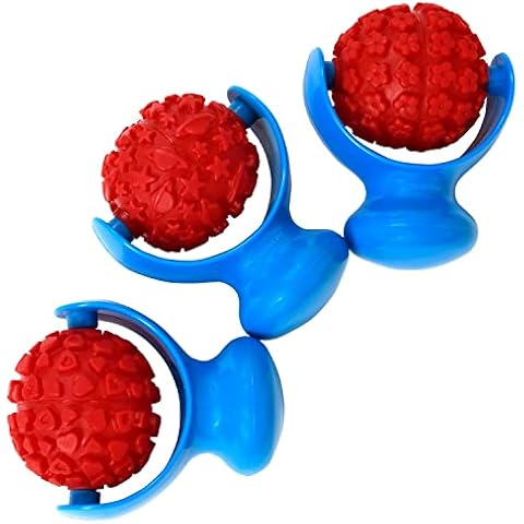 READY 2 LEARN Palm Dough Rollers - 3 Easy to Hold Arts and Crafts Tools for Kids - Set 2 - DIY Textured Patterns in Dough, Clay and Paint Cover