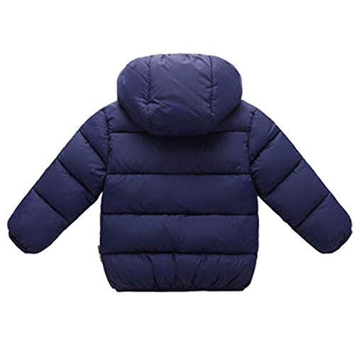 Laviqk 1-7 Years Winter Coats For Toddlers Baby Boys Girls With Removable Fur Hooded Down Jacket Warm Fleece Coat Outerwear #TOP1