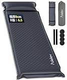 エアーマット キャンプマット【2025新開発・30秒で膨らむ・R値6.5】厚手8cm 車中泊マット枕付き インフレーターマット 高弾性 コンパクト 無限連結可能 折り畳み式 マットレス 収納袋付き/日本語説明書/ ゴムバンド2本/ 補修用シール4枚付き /来客用/防災用/家庭用/アウトドア エアーベッド