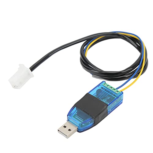 Image of USB Programming Cable for VOTOL EM1502 EM2002 EM2602 Controller, Electric Motorcycle Scooter PC Tuner Kit for EM2 CAN V2, 115200 Baud Rate Data Transfer Line