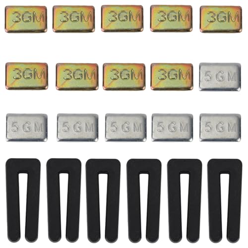 21pcs Ceiling Fan Balancing Kit, Including 6 Self Adhesive Metal 5g Weights and 9 Metal 3g Weights...