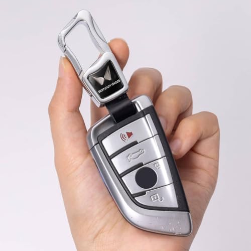 Image of GREENWORLD Premium Scratch-Proof Keychain /Keyring with Car Brand Name Logo | Durable Metal Keyring for Cars & Bikes with 2 Color Strap