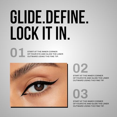 Image of Colors Queen Liquid Matte Eyeliner | Long Lasting & Lightweight Formula | Precise Application | Quick Drying Eyeliner Waterproof Black (Black, 7ml)