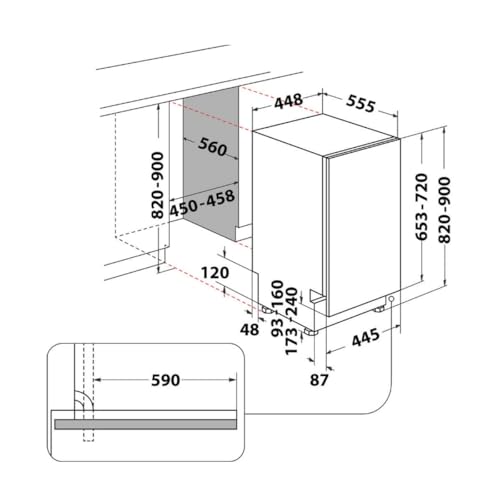 Lave-Vaisselle INDESIT IN2IKE107 – 10 Couverts, 47 dB, 5 Programmes - vue 5