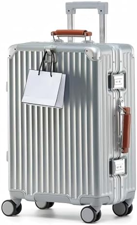 Aoliwei Maleta extragrande XL (80 cm), con marco de aluminio, par...