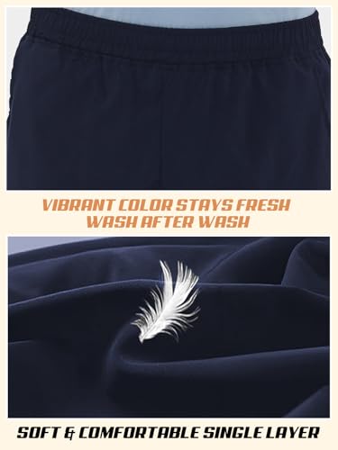 Image of CHKOKKO Men Shorts for Gym Sports or Running | Dry-Fit Fabric Single Layered Active Summer Workout Wear Knee Length Regular Fit | Elastic Waist with Front and Back Pockets