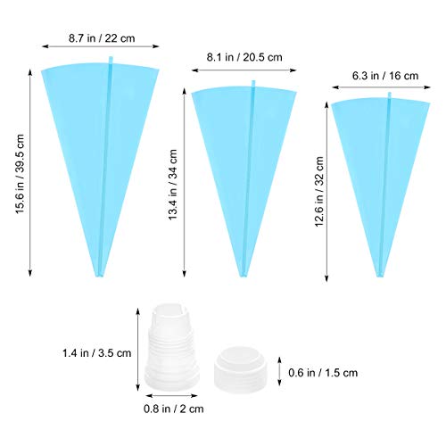 BESTOMZ 6 sacchetti di silicone per pasticceria