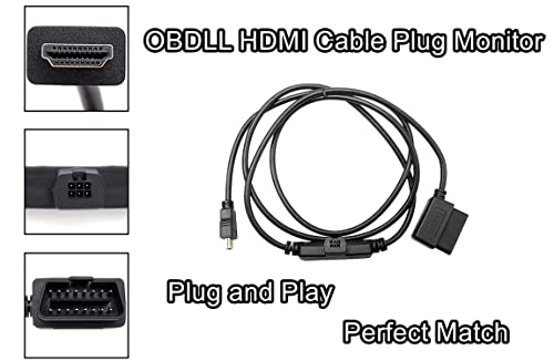 Câble d'interface OBDII H0008000 adaptateur HDMI Edge CTS3