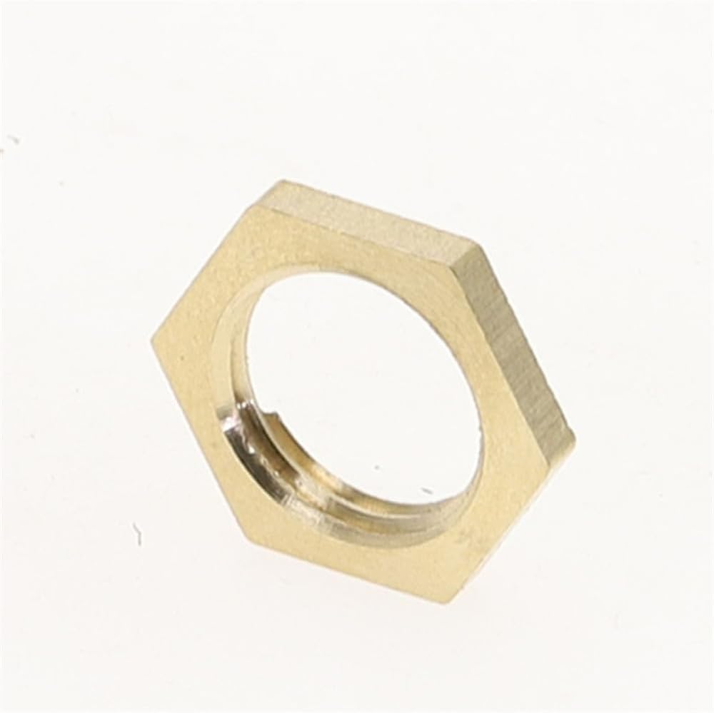 Brass Fittings Female Thread Straight Elbow 3-Way 4-Way Connector Adapter Coupler, 3/4", Brass Material(Nut-f,3/4")