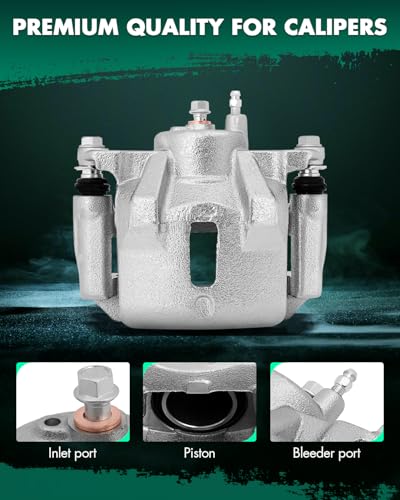 Image of SCITOO - Front Left Disc Brake Caliper Assembly w /Bracket For Pontiac,For Toyota Models - For Corolla 2003-2008,For Matrix 2003-2008,For Vibe 2003-2008 19B2698