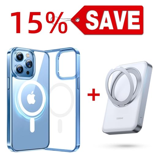 TORRAS 10000mAh Magsafe Power Bank — Buy Together to Save 15%