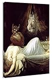 artprints1stop Canvas Print Wall Art - The Nightmare, Circa 1790 by Henry Fuseli - 24x36 inches