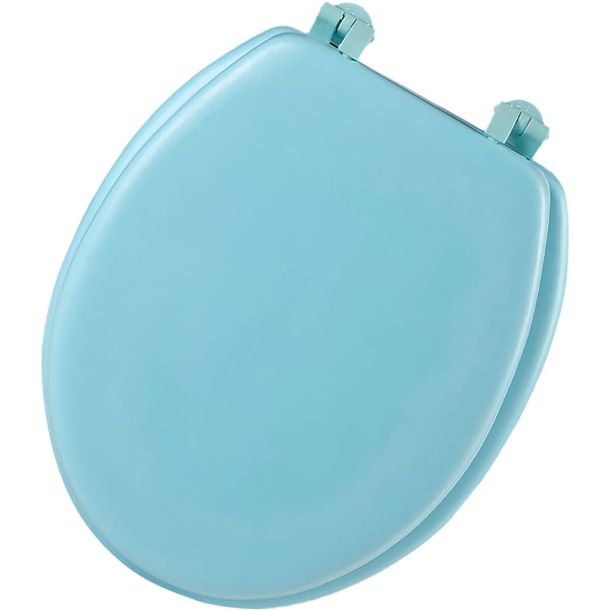Abattant WC Eva souple COHEALI bleu en forme de U pour toilettes